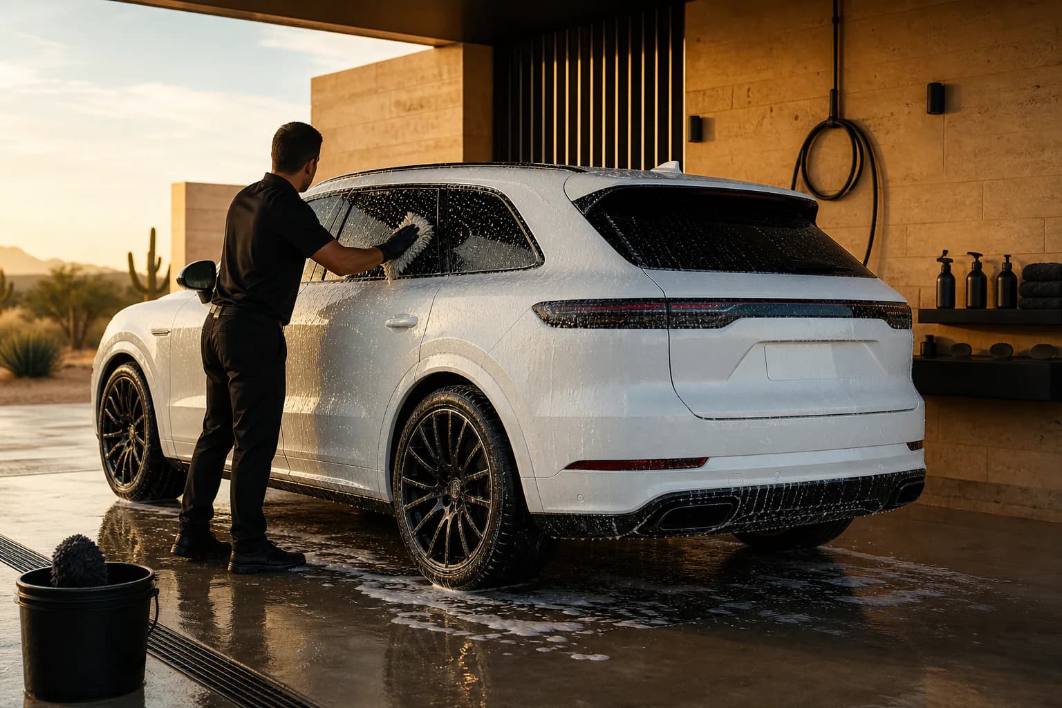 Exterior Detailing presentation for a fictional Scottsdale detailing studio