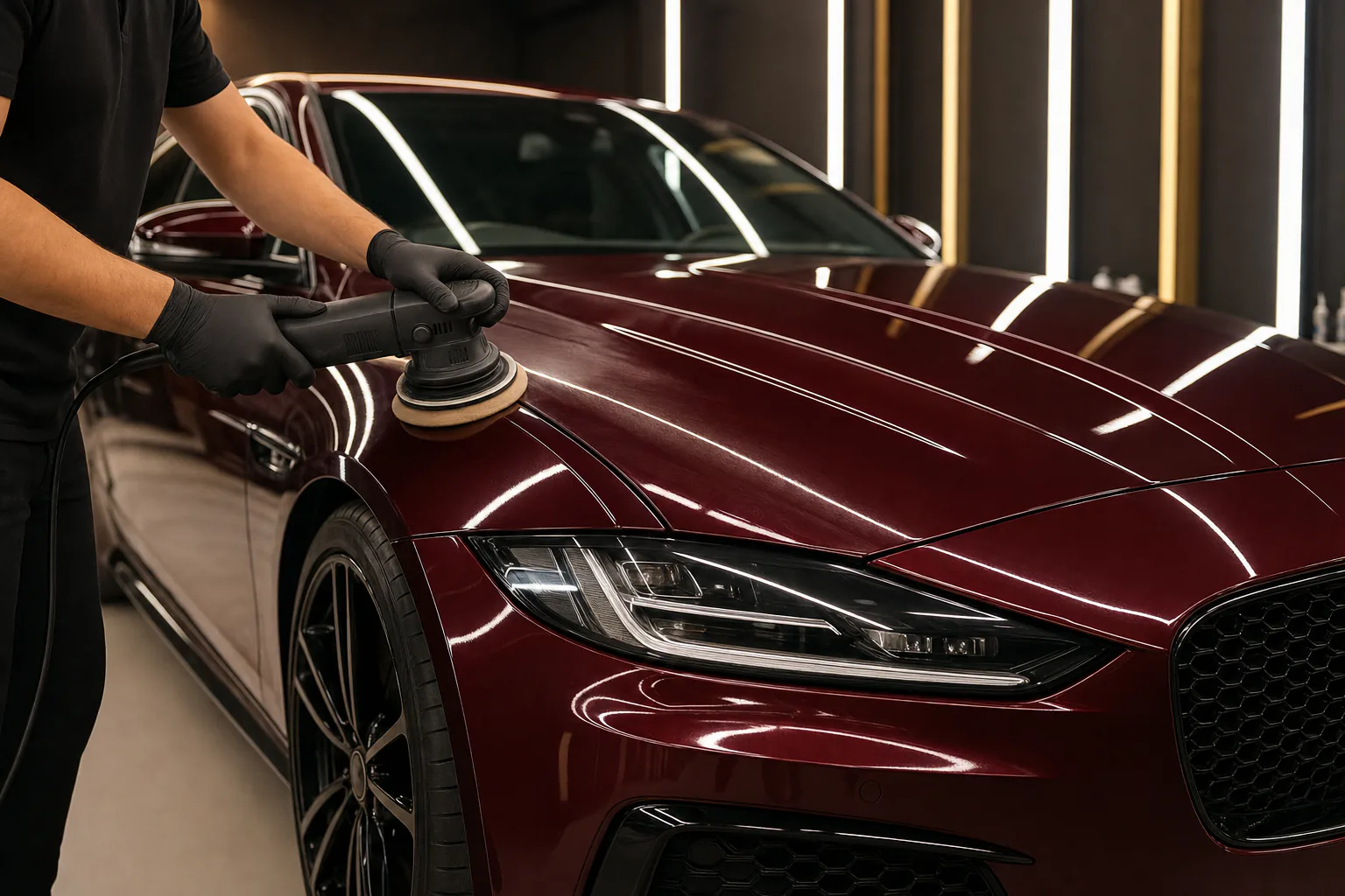 Paint Correction presentation for a fictional Scottsdale detailing studio
